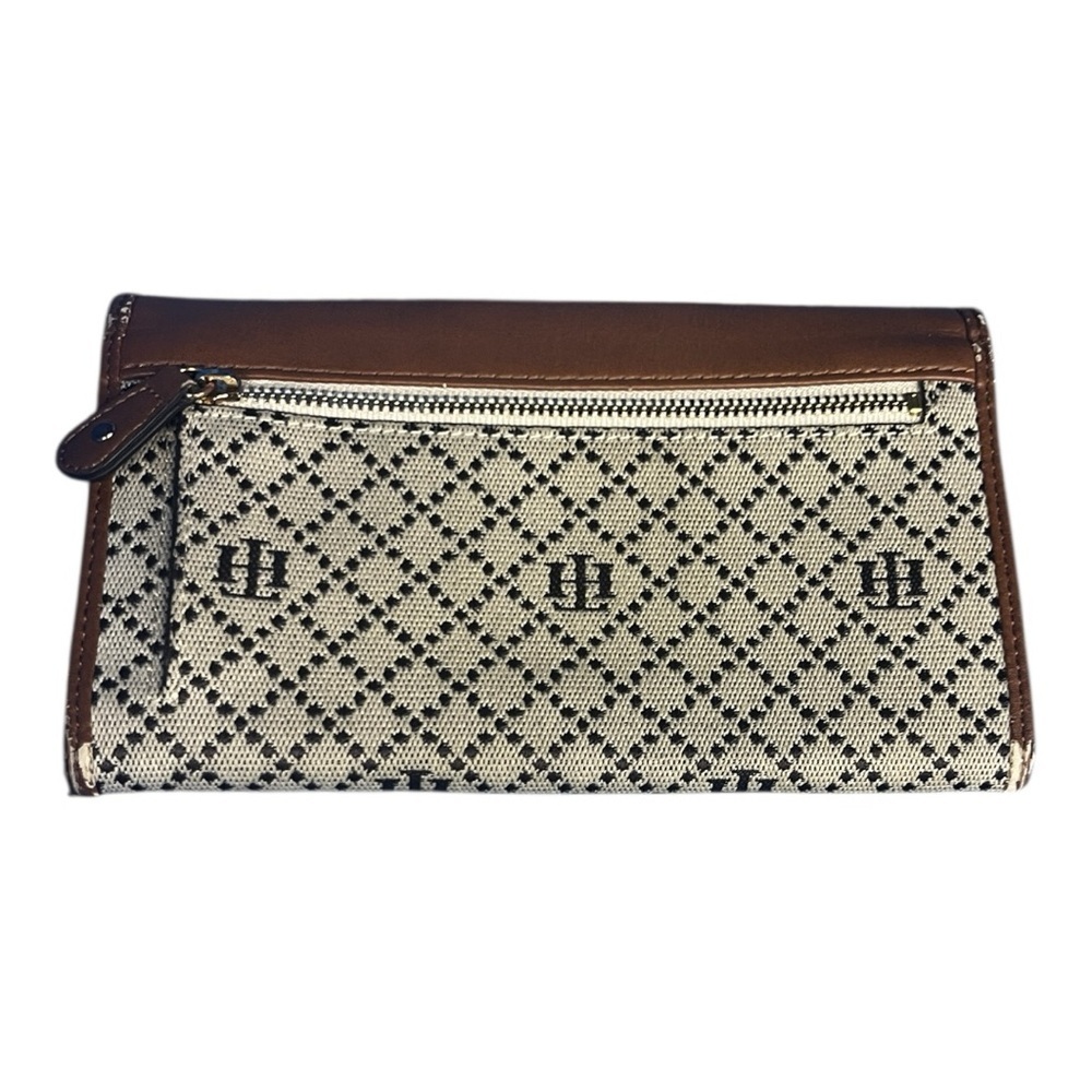 Tommy Hilfiger Brown and White Women's Clutch - Picture 3 of 8
